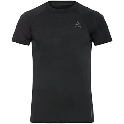Abbildung von Odlo BL Top Crew Neck Performance X Light Laufshirt Herren Schwarz, Größe S