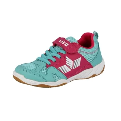 Abbildung von Lico Sport VS Mädchen Hallenturnschuh, Türkis/ Pink/ Weiß, 28 EU