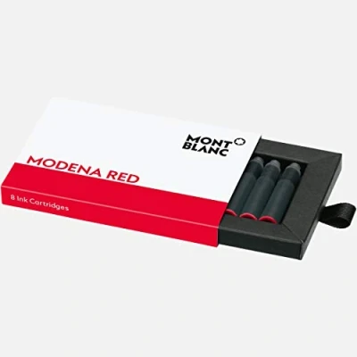 Abbildung von Montblanc Ink Cart, Modena, Rot, 1 Packung = 8 CART PF Marke
