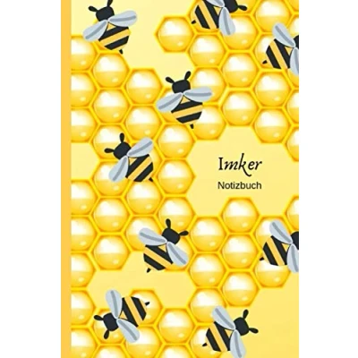 Abbildung von Imker Notizbuch: Imkerei Imkern Notizbuch Ausbildung Hobby Bienen Volk Honig Skizzenbuch Tagebuch Punktraster Geschenk 110 Seiten 6&quot;x9&quot;