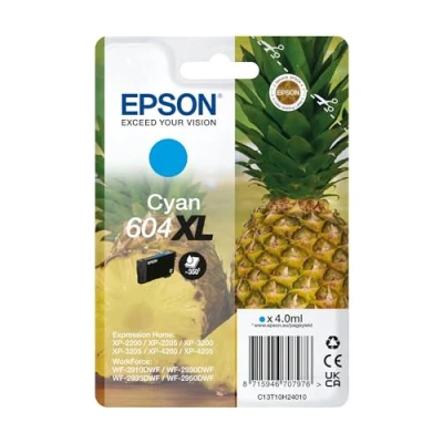 Abbildung von Epson Orginal 604XL Tinte Ananas Singlepack Cyan XL, XP 2200 2205 3200 4205 WF2910DWF WF2930DWF WF2950DWF, ReadyPrint Flex Tintentarife