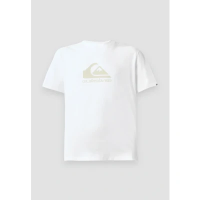 Abbildung von Quiksilver LOGO Unisex Tshirt print, Größe: Large, White