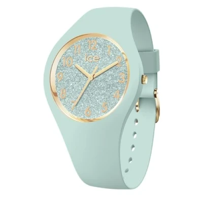 Abbildung von Ice WATCH Glitter Quiet Tide Blaue Damenuhr mit Plastikarmband 022571 (Small)