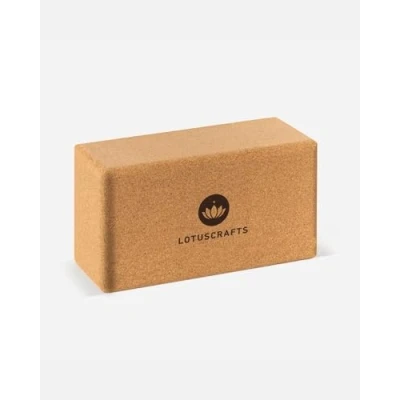 Abbildung von Lotuscrafts® Yoga Block Kork 2er Set oder einzeln, Yogablöcke Made in Portugal, Blöcke für Anfänger und Fortgeschrittene, Yogablock verschiedenen Größen dein Zubehör