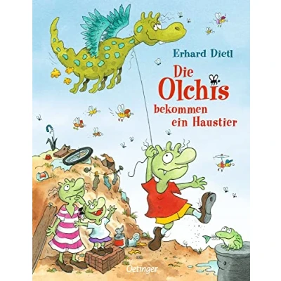 Abbildung von Die Olchis bekommen ein Haustier: Lustiges Kinderbuch mit farbenfrohen Illustrationen zum Vorlesen für Kinder ab 4 Jahren