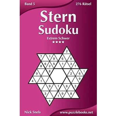 Abbildung von Stern Sudoku Extrem Schwer Band 5 276 Rätsel