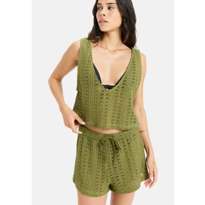 Abbildung von Roxy Sunnies ON Badeshorts, Damen, Größe: Large, Loden green
