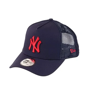 Abbildung von New Era York Yankees Blue League Essential A Frame Adjustable Trucker Cap One Size
