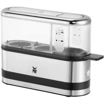 Abbildung von WMF Küchenminis 2 Eier Kocher, Eierkocher Eier, mit Eipick, BPA freies Tritan, 250 W, cromargan matt
