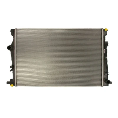 Abbildung von NRF 550123 Kühler, Motorkühlung Aluminium 675 434 16 Kühlrippen gelötet