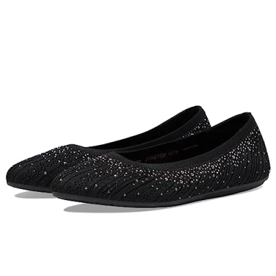 Abbildung von Skechers Damen Cleo 2.0 Glitzy Daze Ballerinas, Schwarz, 41 EU