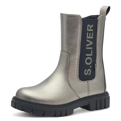 Abbildung von s.Oliver Chelsea Snowboot/Winterstiefel für Kinder, Größe: 38, Pewter Schuhe