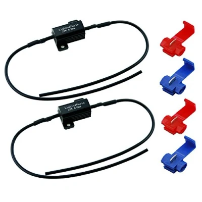 Abbildung von LP B547 1 2 Stück CanBus 25Watt 8ohm Lastwiderstand Widerstand für 21Watt P21W PY21W W21W WY21W LED SMD Lampen ohne Fehlermeldung Blinker Tagfahrlicht TFL Tagesfahrlicht Rückfahrlicht Blinklicht 25w