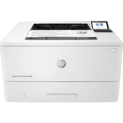 Abbildung von HP LaserJet Enterprise M406dn Laserdrucker (Drucker, LAN, Duplex, 350 Blatt Papierfach) weiß