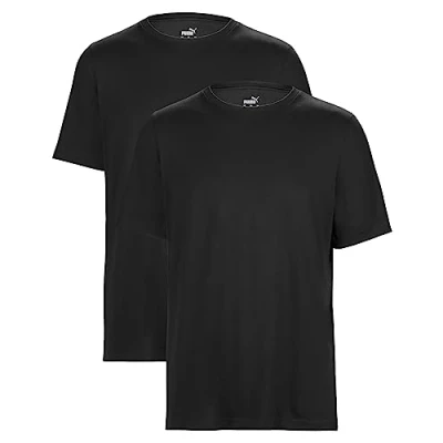 Abbildung von PUMA T Shirt Herren Statement Deluxe Edition Baumwolle 2er Pack Black Gr. L