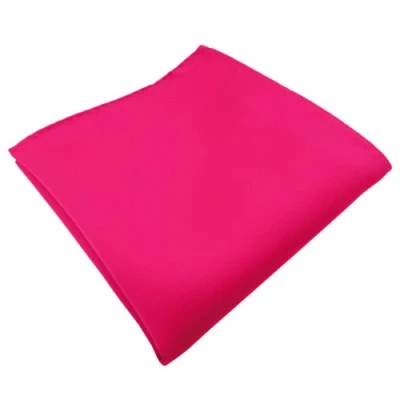 Abbildung von TigerTie Designer Einstecktuch in pink knallpink leuchtpink einfarbig uni
