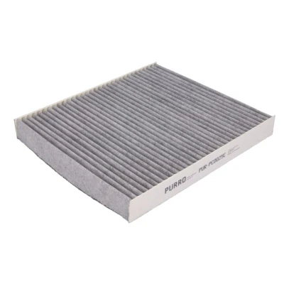 Abbildung von PURRO PUR PC0025C Innenraumfilter Aktivkohlefilter 252,5 220 30 SEAT: IBIZA 5, Arona, VOLKSWAGEN: Polo VI, SKODA: Fabia IV Hatchback, Kamiq