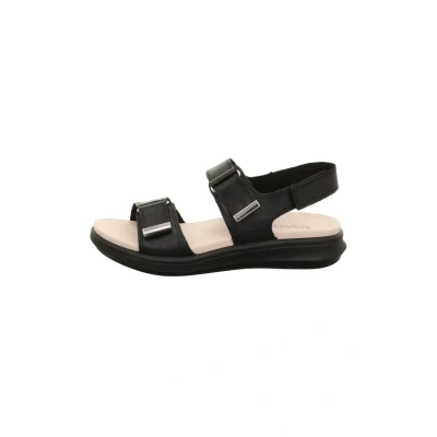 Abbildung von Legero Riemensandalette, Damen, Größe: 39, Metallic black Schuhe
