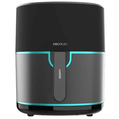 Abbildung von Cecotec Heißluftfritteuse ohne Öl mit 6,5 l Cecofry Fantastik Inox 6500. 1700W, PerfectCook Technologie, 12 Garprogramme, Touchscreen, Temperatur regelbar 80 200C, 60 Minuten Kochzeit