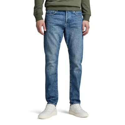 Abbildung von G Star Herren 3301 Regular Tapered Jeans, Blau (Faded Harbor 51003 C967 D331), 31W / 32L