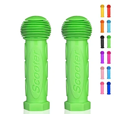 Abbildung von OTFAITP Roller Griff Lenker 1 Paar Fahrrad Fit für 2 3 4 Räder Kid Kick Roller,Kinder Fahrrad,Drifting Roller,Schaukel (Grün)