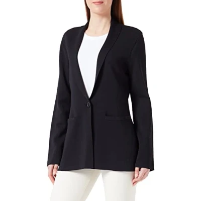 Abbildung von comma Indoor Blazer, Damen, Größe: 34, Schwarz