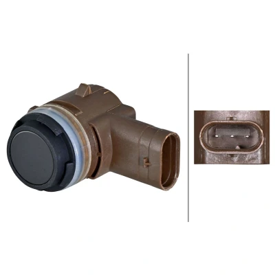 Abbildung von HELLA 6PX 358 270 601 Parksensoren vorne Ultraschallsensor BMW: X4, X3, X1, MINI: Hatchback
