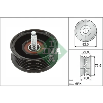Abbildung von INA 532 0922 10 Umlenkrolle JAGUAR: XJ Saloon, XF Saloon