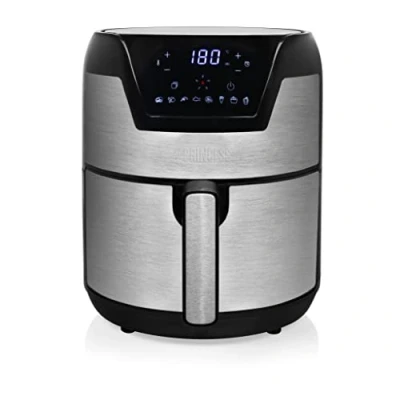 Abbildung von Princess Digitaler Airfryer XXL rund 4,5 L Volumen 66,7% weniger Energieverbrauch Edelstahl 10 vorprogrammierte Einstellungen 182026