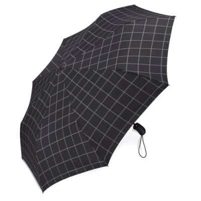 Abbildung von Esprit Herren Taschenschirm Easymatic Auf Zu Automatik Gents Check Black