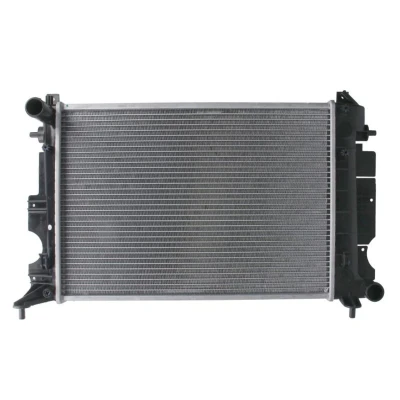 Abbildung von MAHLE ORIGINAL CR 643 000S Kühler, Motorkühlung für Fahrzeuge ohne Klimaanlage 500 350 18 Kühlrippen gelötet