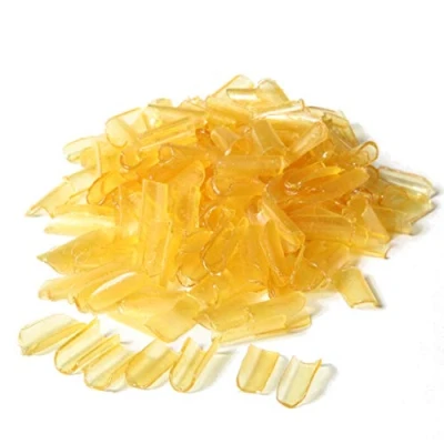 Abbildung von hair2heart Keratin Ersatzbondings für Haarverlängerungen Blonde Nuggets 100 Stk. Zum Wiedereinarbeiten lose gewordener Bonding Extensions Strähnen