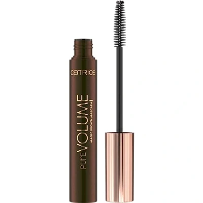 Abbildung von Catrice Pure Volume Magic Brown Mascara, Nr. 010, Schwarz, langanhaltend, volumengebend, Expressergebnis, natürlich, vegan, ohne Mikroplastikpartikel, Nanopartikel frei, Parfüm, 1er Pack (10ml)