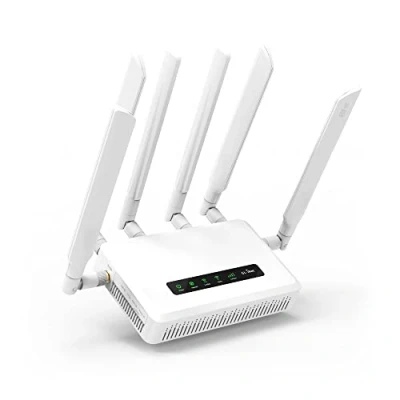 Abbildung von GL.iNet GL X3000 (Spitz AX) 5G NR AX3000 Cellular Gateway Router, Wi Fi 6, Multi WAN, &amp; Detachable Antennas, Dual SIM, OpenVPN WireGuard Client/Server, OpenWrt, MU MIMO, Secure RV Internet