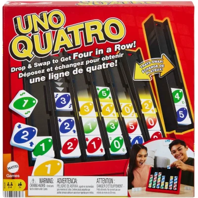 Abbildung von Mattel UNO Quatro Kartenspiel