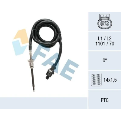 Abbildung von FAE 68022 Sensor, Abgastemperatur MERCEDES BENZ: S Class Saloon, C Saloon