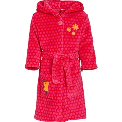 Abbildung von Playshoes Unisex Kinder Fleece Bademantel Morgenmantel, pink Die Maus, 146/152
