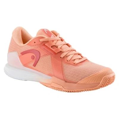 Abbildung von Head Sprint PRO Sandplatzcourt Tennisschuh für Sandplätze Coral white, Damen, Größe: 38.5, white Schuhe