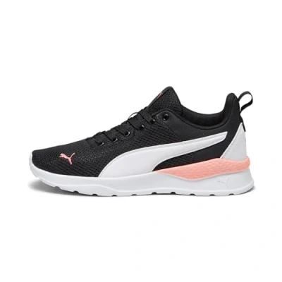 Abbildung von PUMA Unisex Anzarun Lite Sneaker, Black White Peach Smoothie, 38 EU
