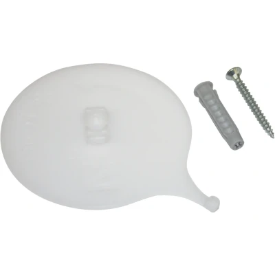 Abbildung von GARDINIA Deckenträger für Aluminium Vorhangschiene, 3 läufig, Weiß, 2 Stück
