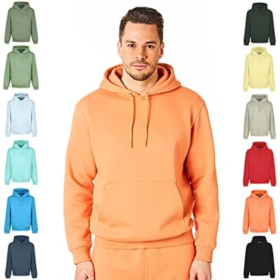 Abbildung von Ript Performance Essentials RCSWT763 Herren Kapuzenpullover, weich, Freizeitkleidung, Größe XL, orange