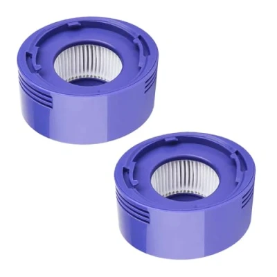 Abbildung von TALENTEC home : 2x Ersatz HEPA Staubsauger Post Motor Filter Kompatibel mit Dyson V7, V8, SV8, SV10, SV11, DC07, HH11 Schnurloser Staubsaugerbesen Ref. 967478 01 Lila &amp; Weiß