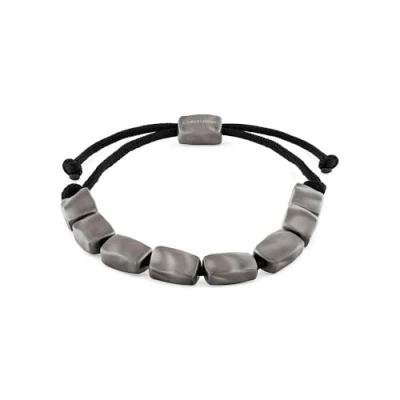 Abbildung von Calvin Klein Waves Armband, Herren, Größe: One Size, Grey/black
