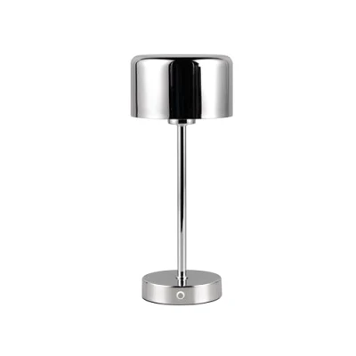 Abbildung von Reality Leuchten LED Akku Tischleuchte Jeff R59151106, Metall Chrom, inkl. 1.5 Watt LED, 4 fach Touch