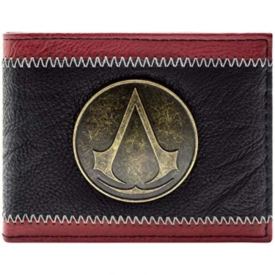 Abbildung von Assassins Creed Bronze Insignien Abzeichen Schwarz Portemonnaie Geldbörse