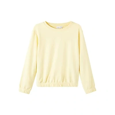 Abbildung von NAME IT Mädchen NKFTULENA LS Sweat UNB NOOS Sweatshirt, Double Cream, 92