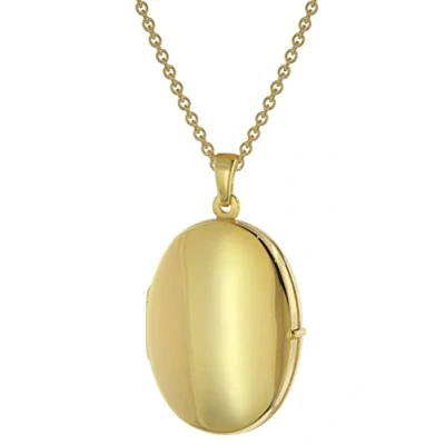 Abbildung von trendor Medaillon mit Halskette für Damen Gold auf Silber 925 75826 60 cm