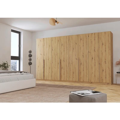 Abbildung von rauch Drehtürenschrank »Kleiderschrank Schrank Garderobe AGORDO TOPSELLER Schlafzimmer« IN zwei Griff Farben, Breiten 91 360 cm, Dekor oder Hochglanzfront, durchdachte Innenausstattung, 7 und 2 Höhen MADE GERMANY
