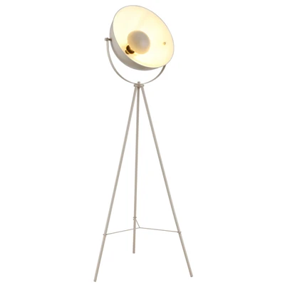 Abbildung von OTTO home Stehlampe "Totte - Stehleuchte mit Dreibein, beige o schwarz, Wohnzimmer, Flur" E27 1 Stk. E27, indirektes Licht, standfest, Wippschalter, Retro, Industrie Look