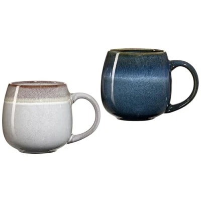 Abbildung von Ritzenhoff &amp; Breker Becher »Lagom«, (Set, 2 tlg.), teilig, Reaktivglasur, jedes Stück ein Unikat, 475 ml